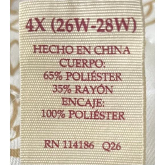 FADED GLORY CAP SLV PULL-OVER TOP, WOMENS, 4X(26W-28W), PURPLE & BLACK STRIPES - Picture 10 of 11